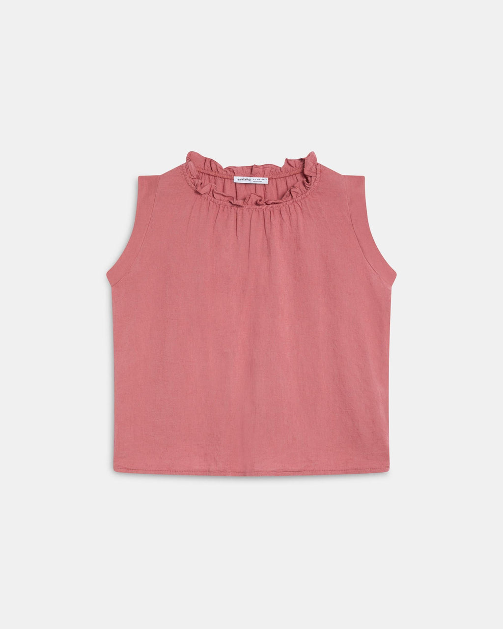 TOP LINO VOLANTE CUELLO