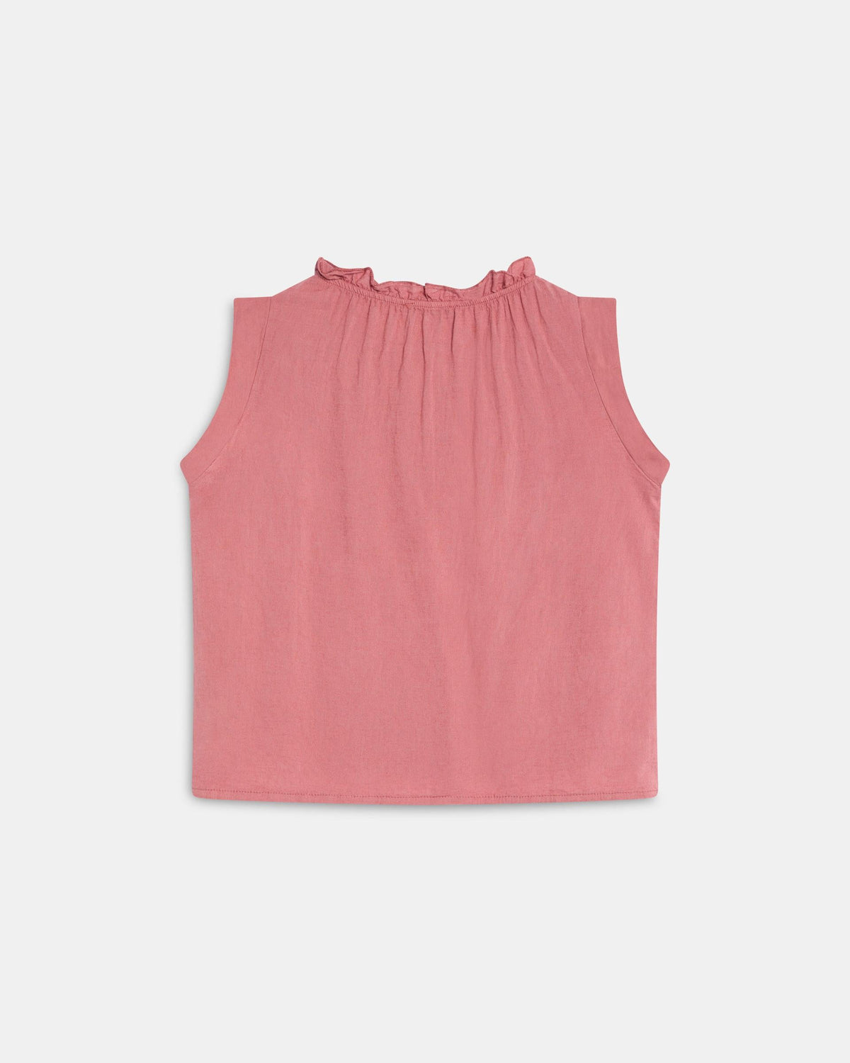 TOP LINO VOLANTE CUELLO