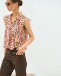 BLUSA SIN MANGAS ESTAMPADO MANCHAS