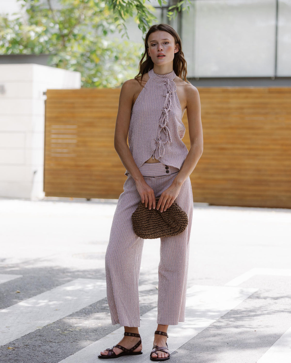 PANTALÓN RAYAS TRIPLE CINTURILLA