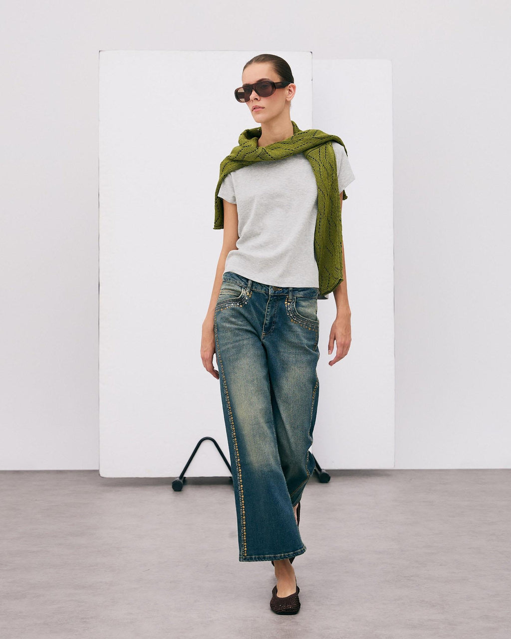 JEANS TACHUELAS BICOLOR