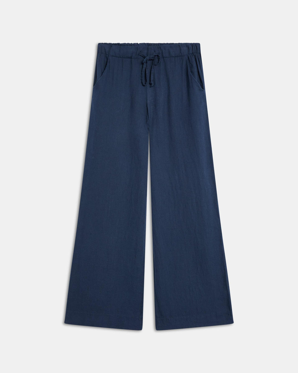PANTALÓN FLUIDO CORDON CON LINO