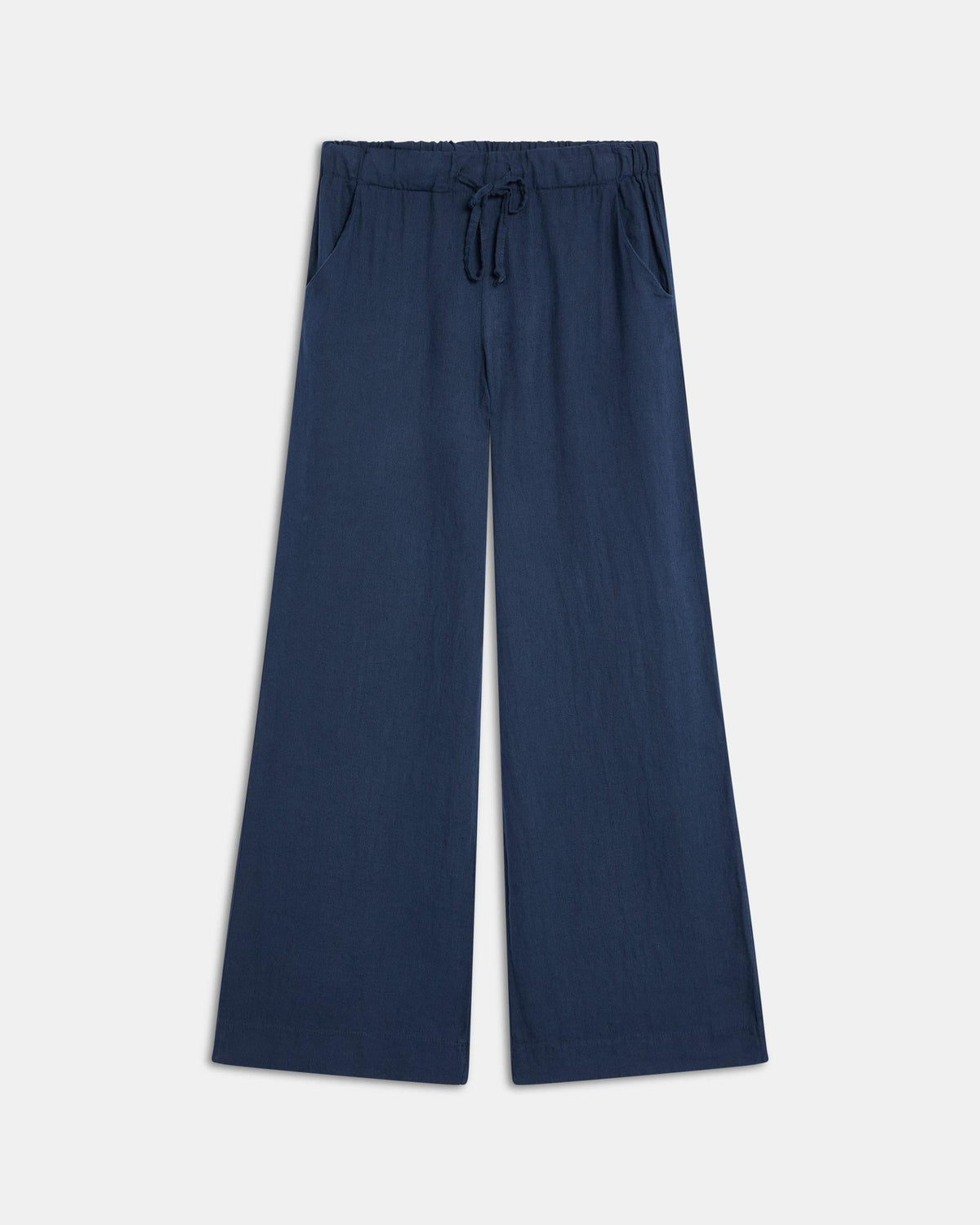 PANTALÓN FLUIDO CORDON CON LINO