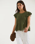 BLUSA JARETAS CON LINO