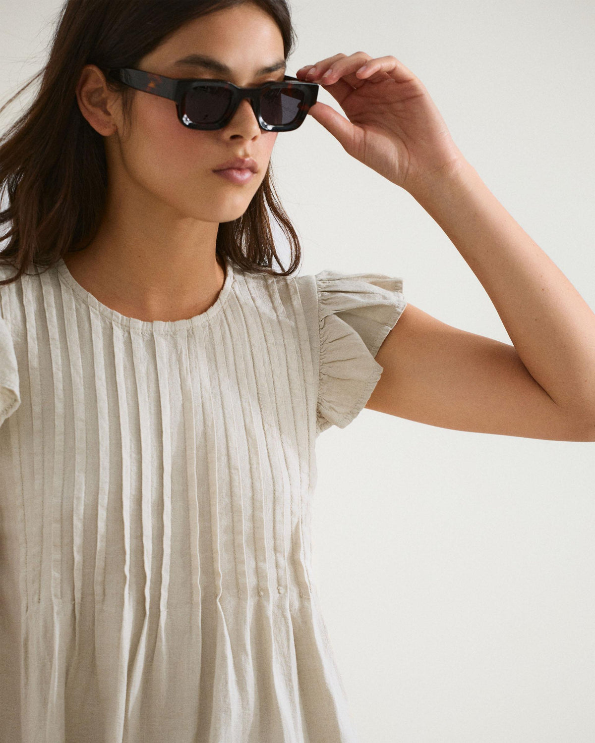 BLUSA JARETAS CON LINO