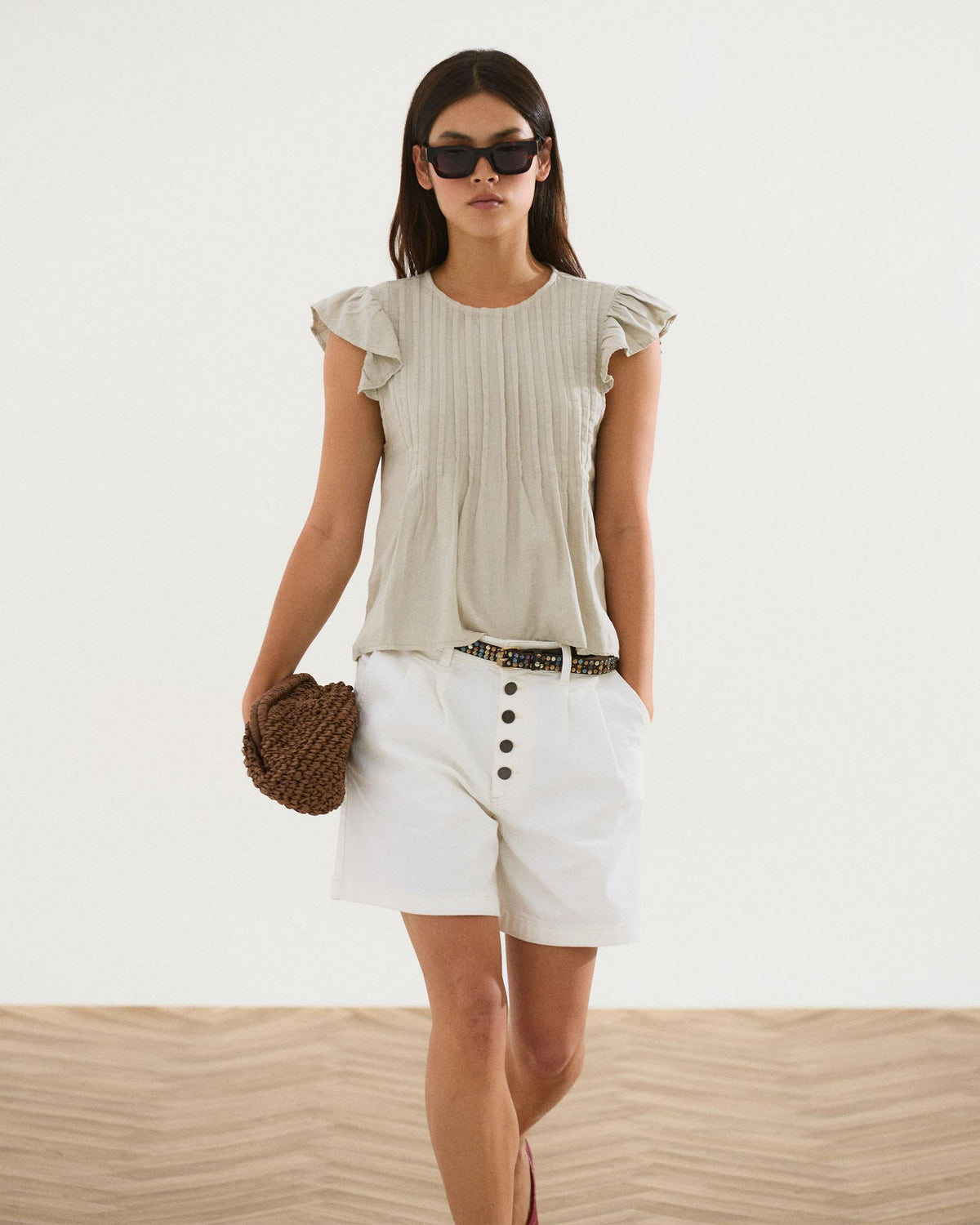 BLUSA JARETAS CON LINO