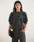 BLUSA MANGA FRANCESA PUNTILLAS JARETAS