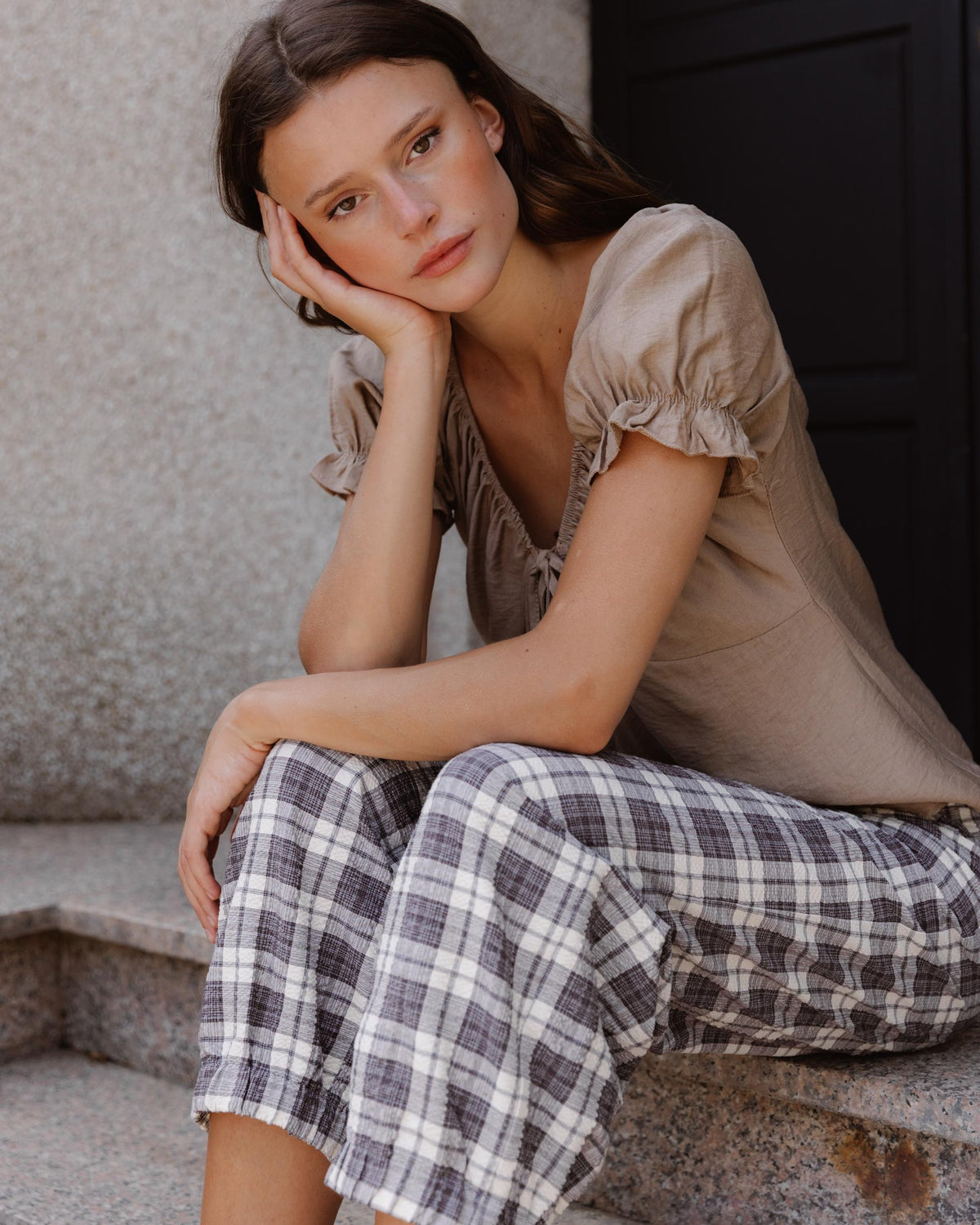 BLUSA MANGA CORTA LAZADA