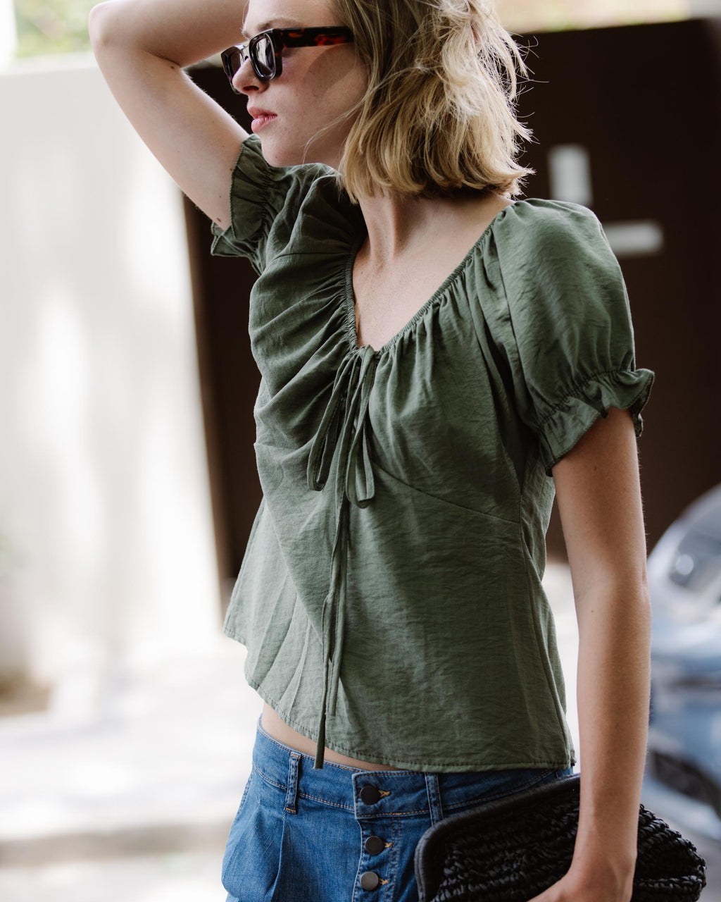 BLUSA MANGA CORTA LAZADA