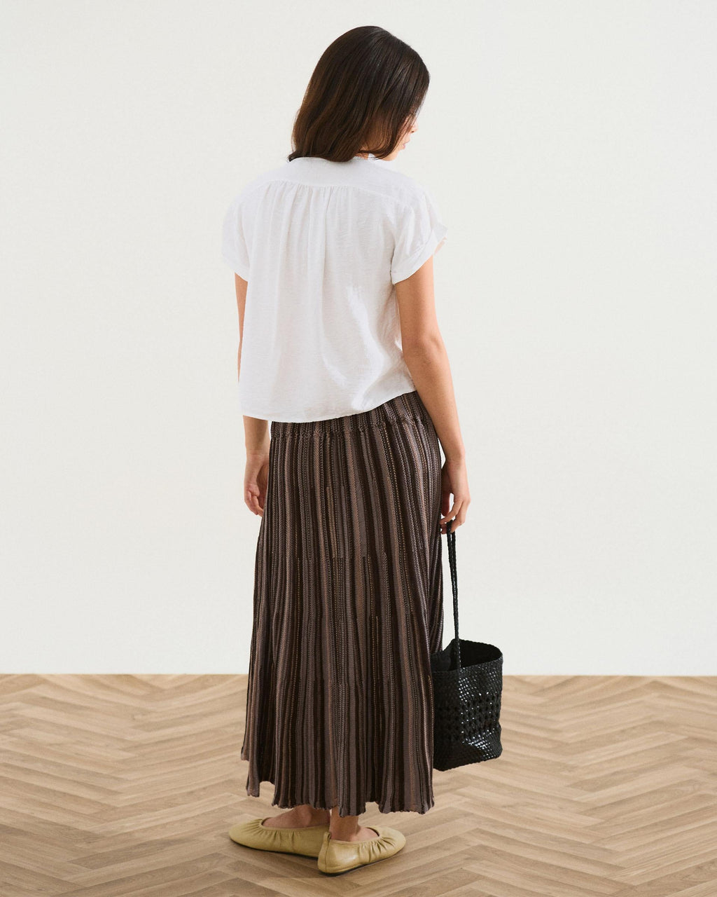 BLUSA FLUIDA ESCOTE EN V BOTONES