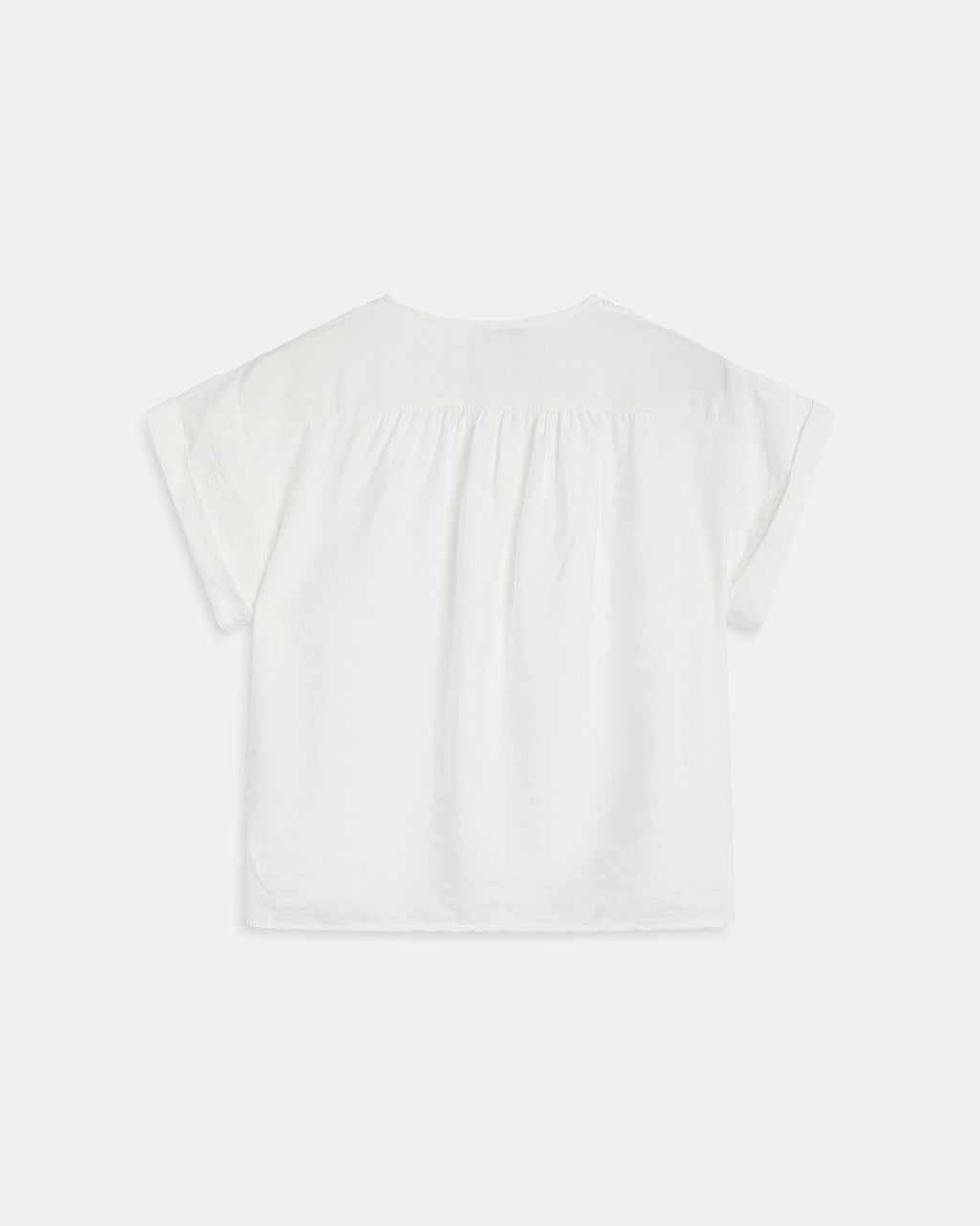BLUSA FLUIDA ESCOTE EN V BOTONES