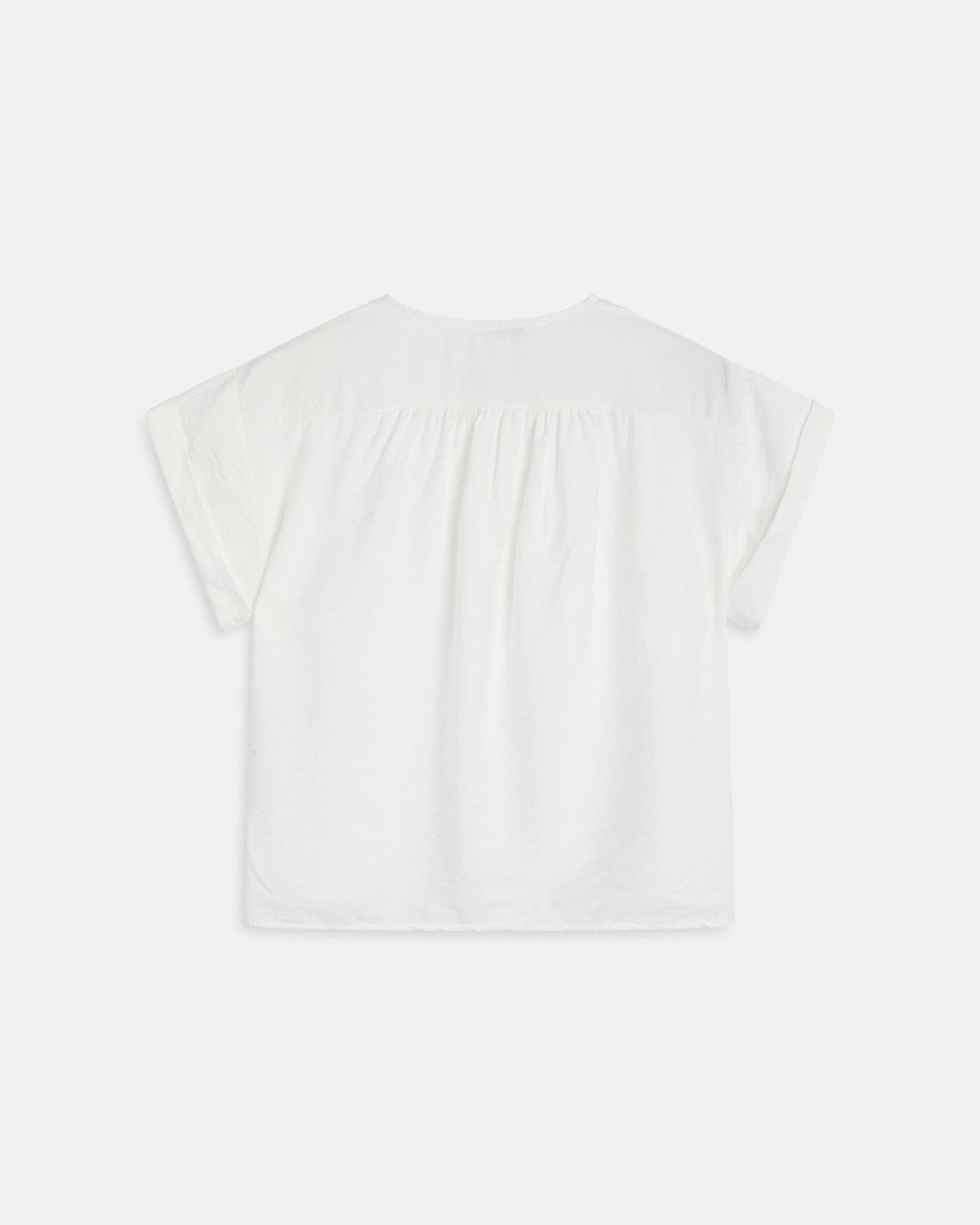BLUSA FLUIDA ESCOTE EN V BOTONES