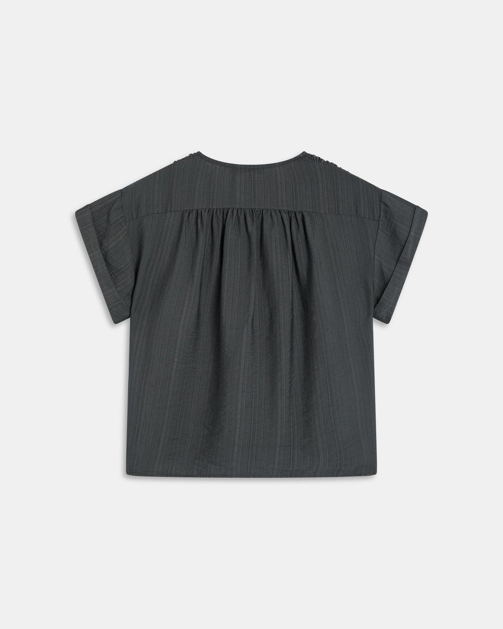 BLUSA FLUIDA ESCOTE EN V BOTONES