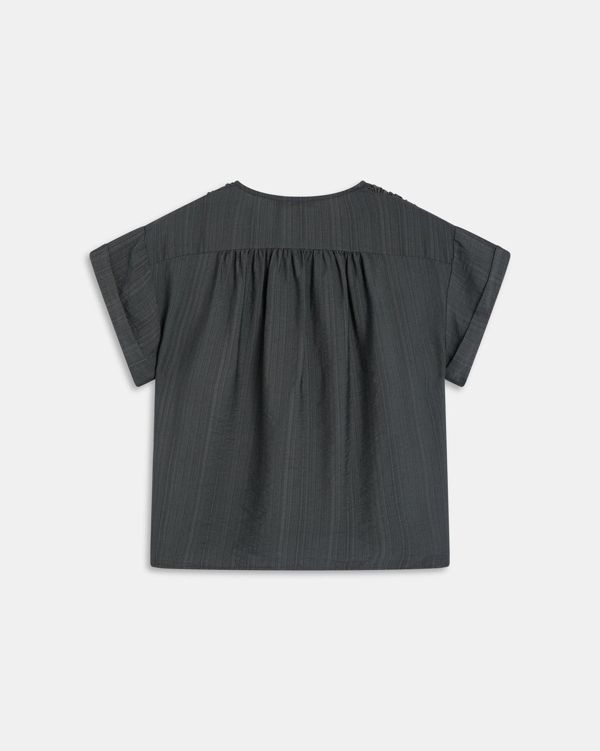 BLUSA FLUIDA ESCOTE EN V BOTONES