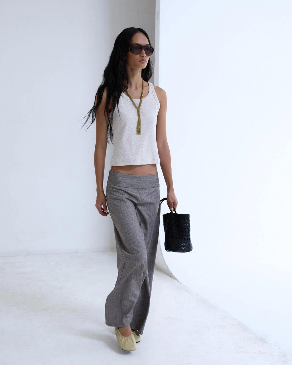 PANTALÓN CINTURILLA FAJIN RAYAS