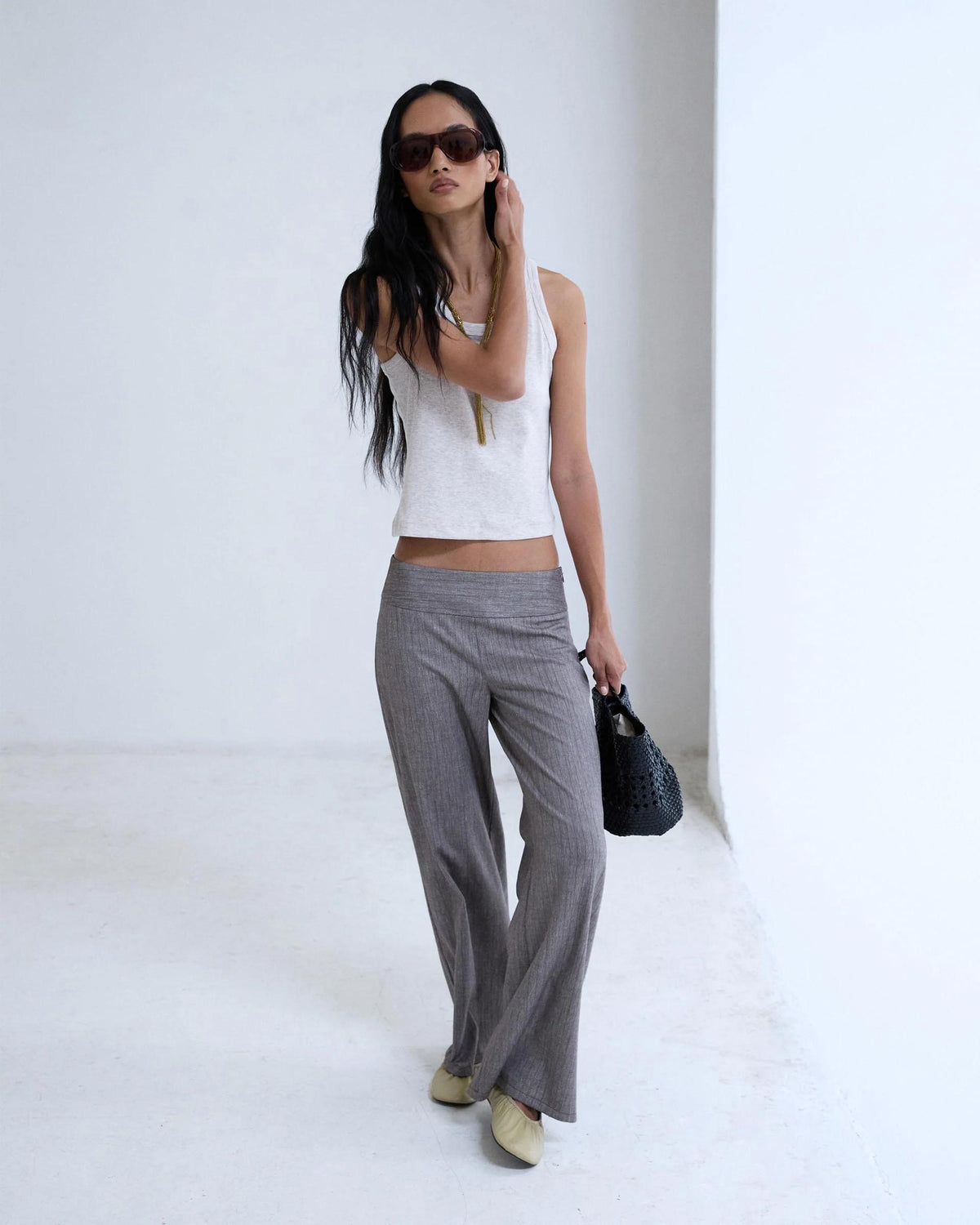 PANTALÓN CINTURILLA FAJIN RAYAS