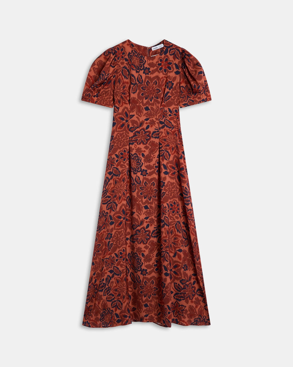 VESTIDO MANGA ABULLONADA ESTAMPADO FLORAL