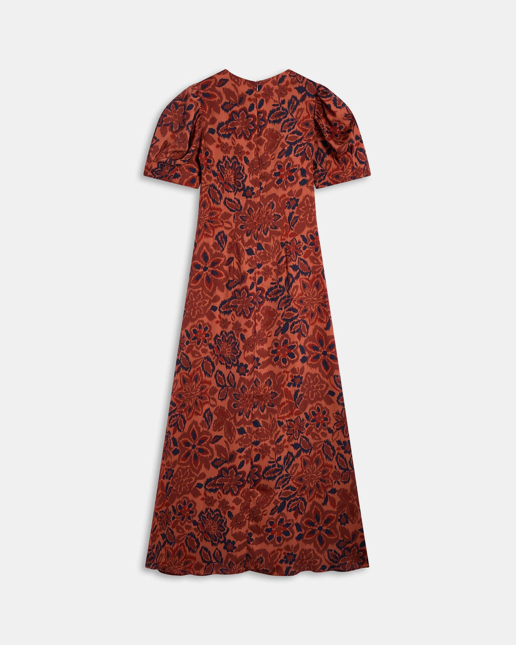 VESTIDO MANGA ABULLONADA ESTAMPADO FLORAL