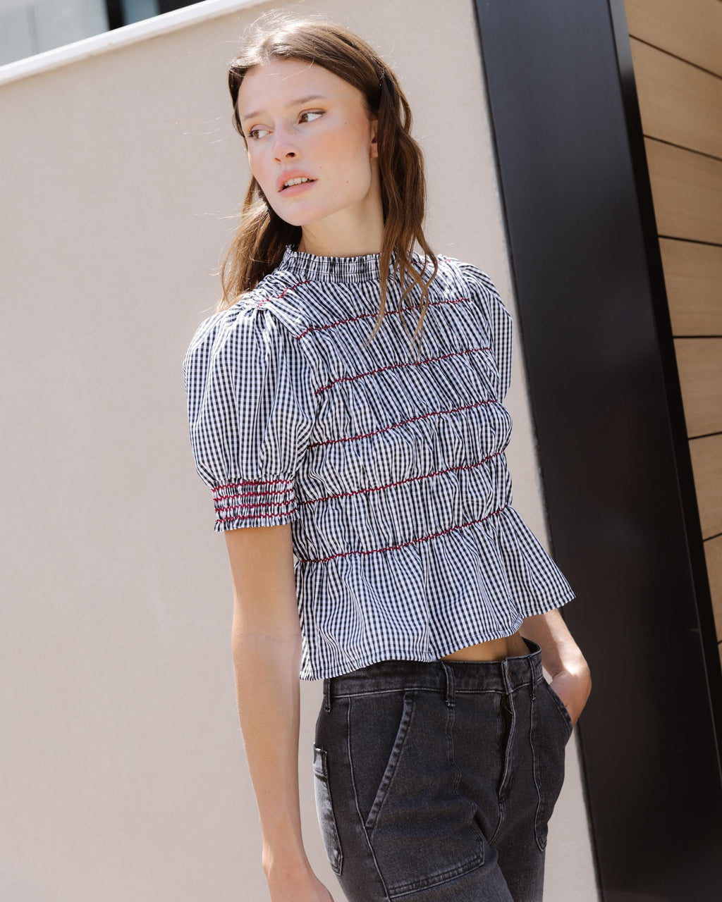 BLUSA GOMAS CUADROS VICHY