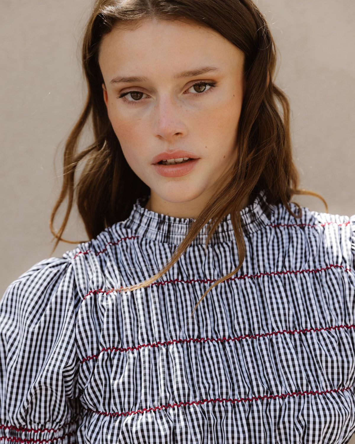 BLUSA GOMAS CUADROS VICHY