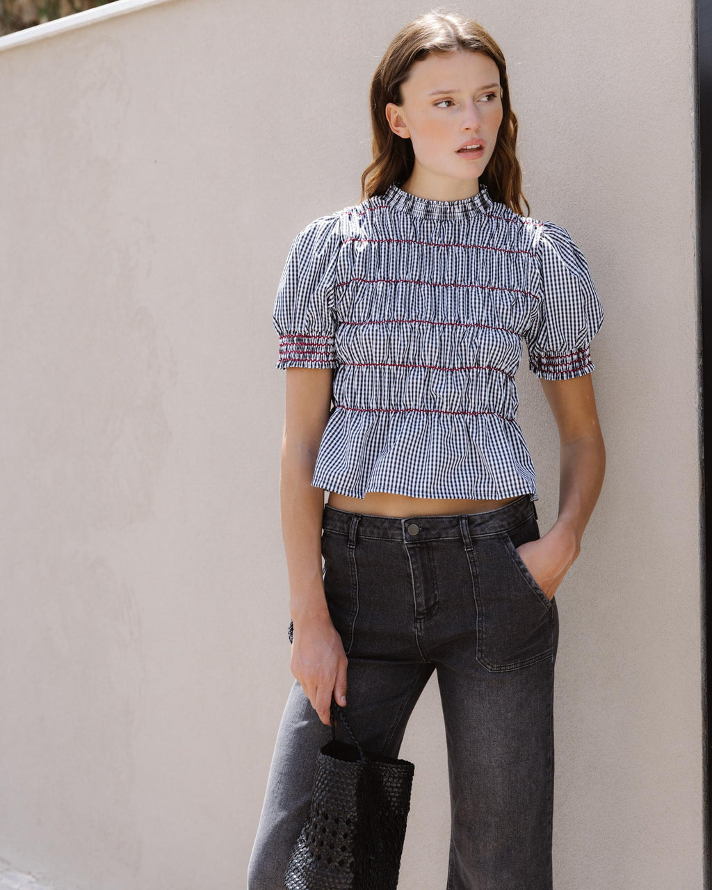 BLUSA GOMAS CUADROS VICHY